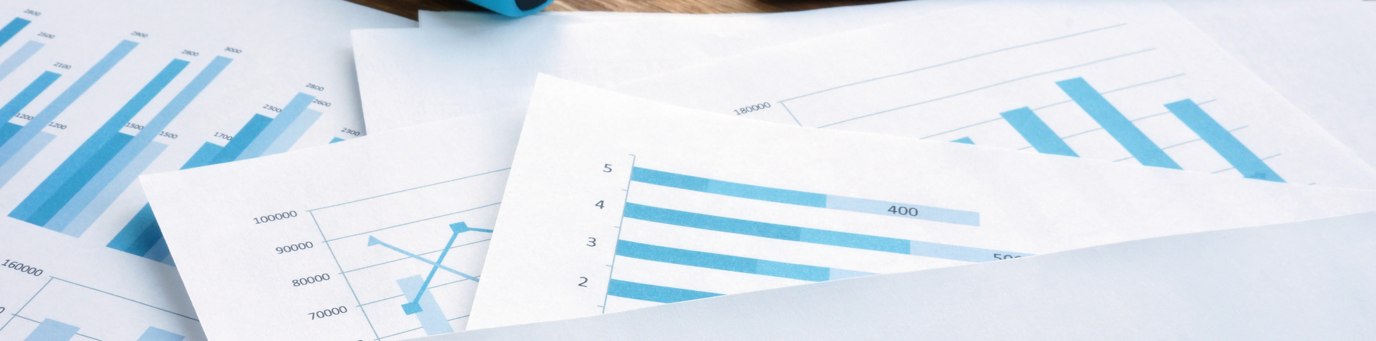 Brand audit report, documents and keyboard.